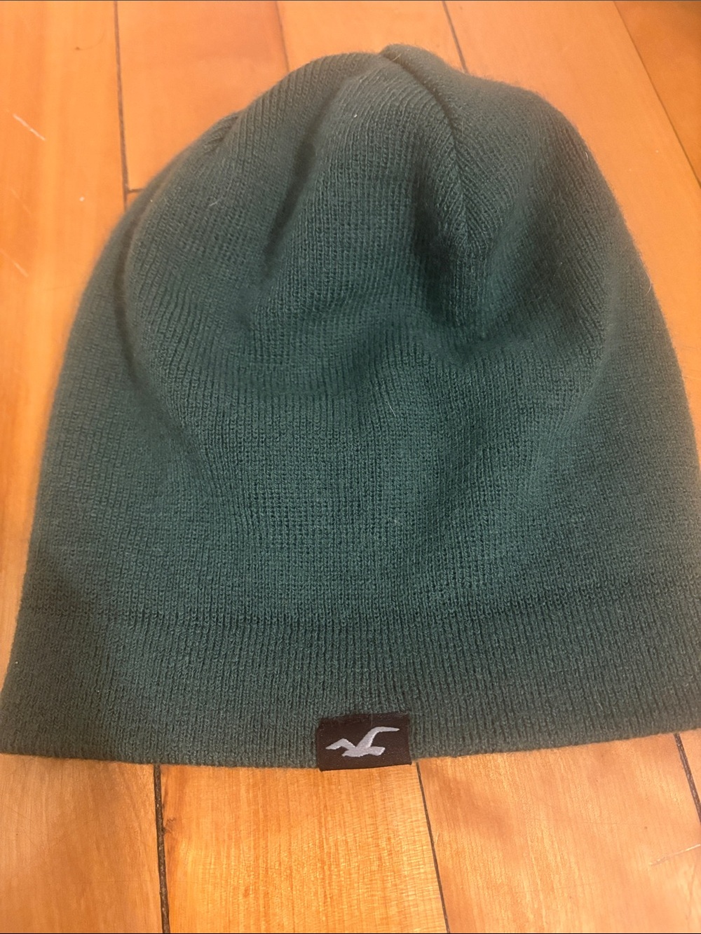 Hollister Dark Green Knit Beanie